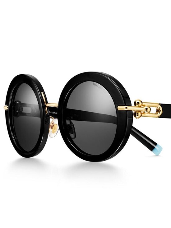 Tiffany Hardwear Sunglasses Black Yellow Gold Plated main image 12